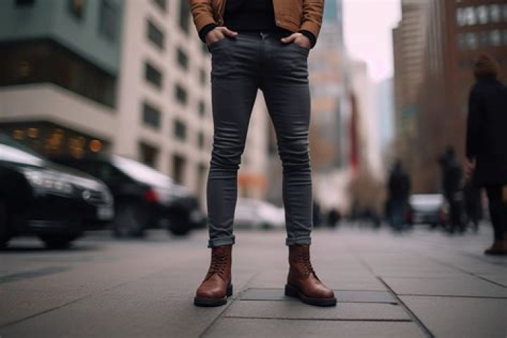 Can guys wear skinny jeans with boots?