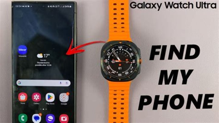 Can I find my phone with my Galaxy watch?