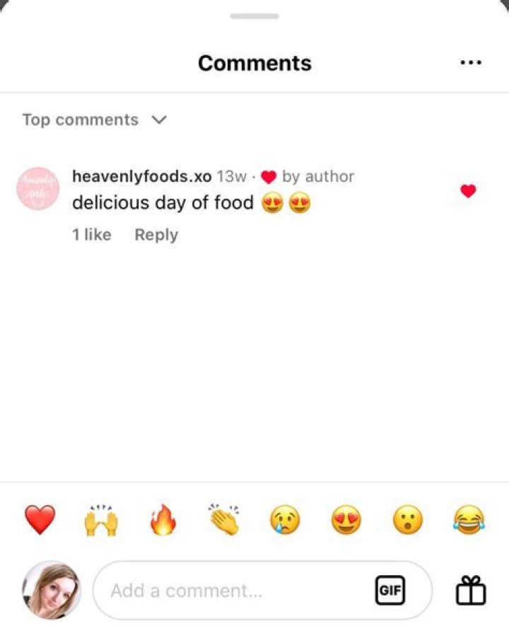 Can I see a comment I reported on Instagram?