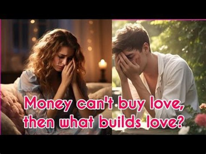 Can love be bought with money?
