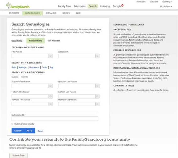 Can you create a Gedcom file from FamilySearch?