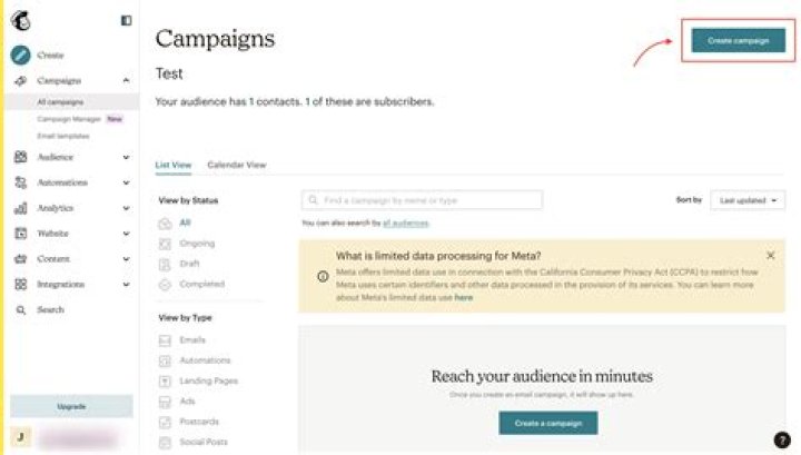 Can you download a MailChimp template as a PDF?