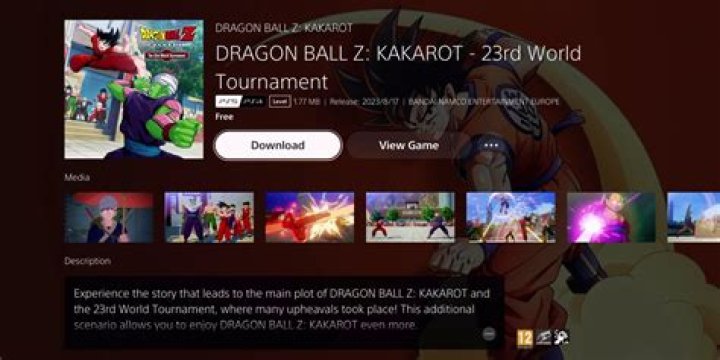 Can you download DBZ kakarot?