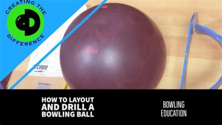 Can you drill a bowling ball at home?