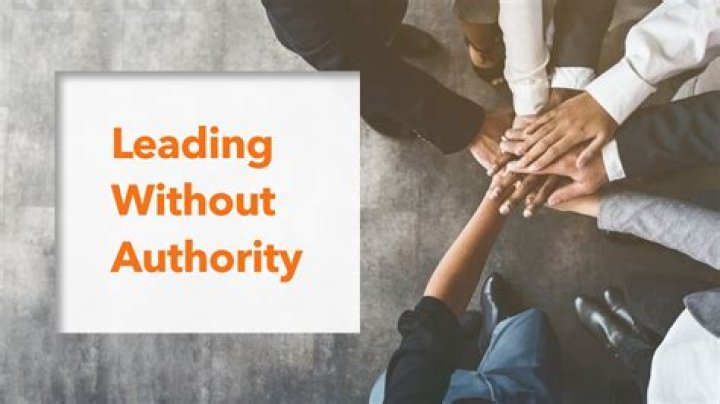 Can you lead without authority?
