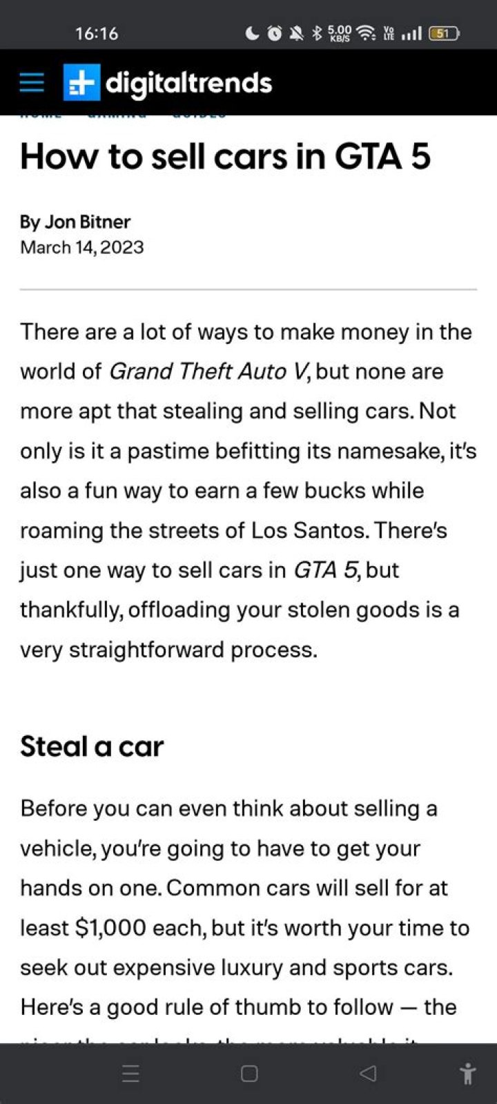 Can you sell stolen cars in GTA 5 offline?