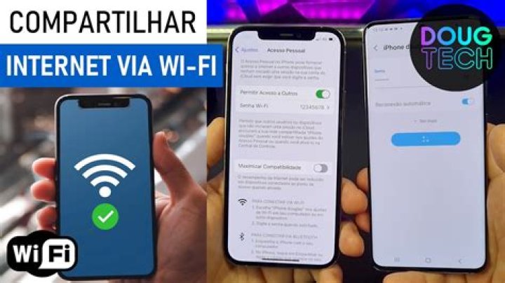Como compartilhar a internet do meu iPhone?