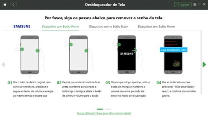 Como destravar o Samsung s6?