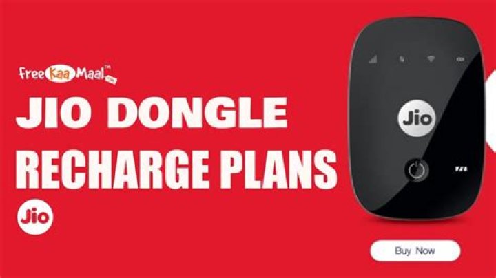 How can I recharge my Jio dongle?