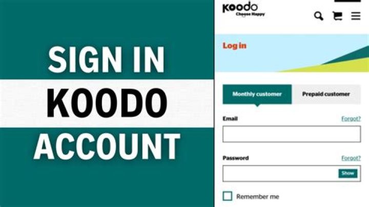 How do I access my koodo account?