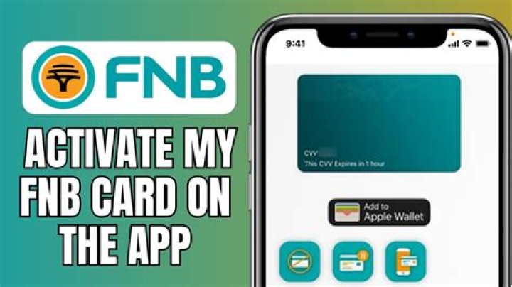 How do I activate my international FNB card?