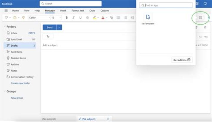How do I add sound to Outlook email?