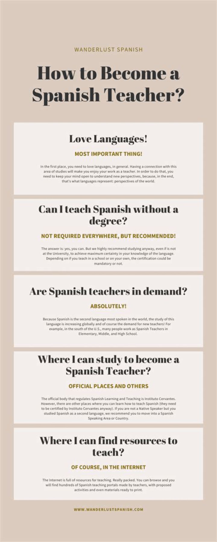 How do I become a Spanish teacher UK?