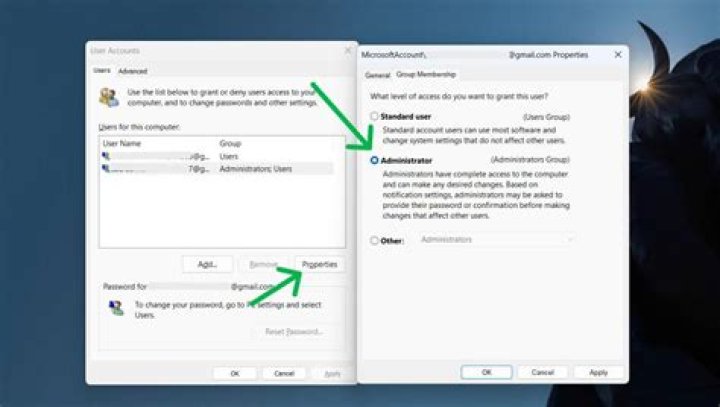 How do I change administrator to normal user in Chrome?