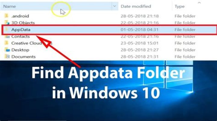 How do I clear the Appdata folder in Windows 10?