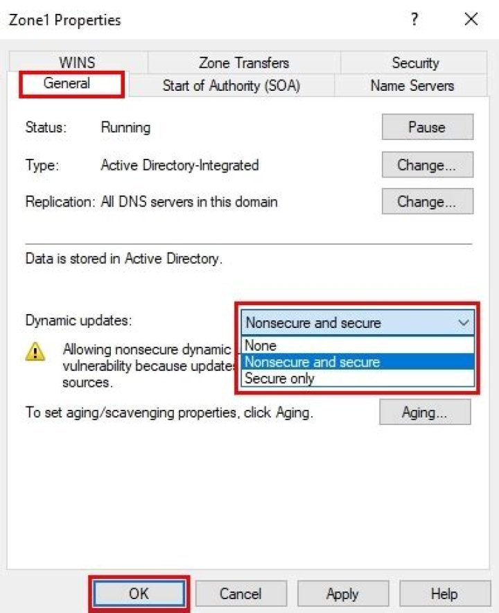 How do I create a DNS zone in Windows Server 2016?
