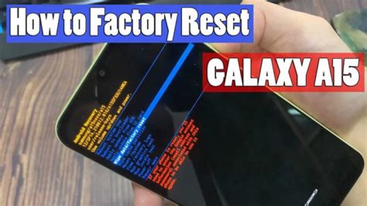 How do I factory reset my Galaxy j7?