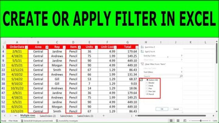 How do I filter top 10 in Excel?