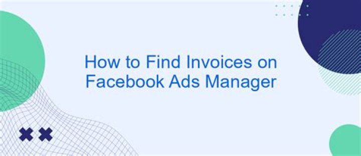 How do I find invoices on Facebook ads?
