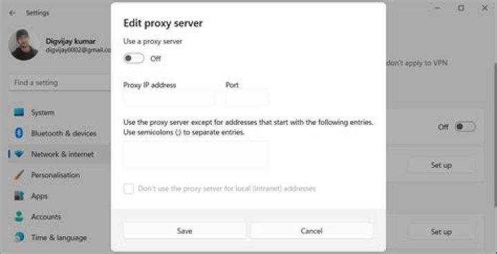 How do I identify and disable a proxy server so I can connect to the Epic Games launcher?