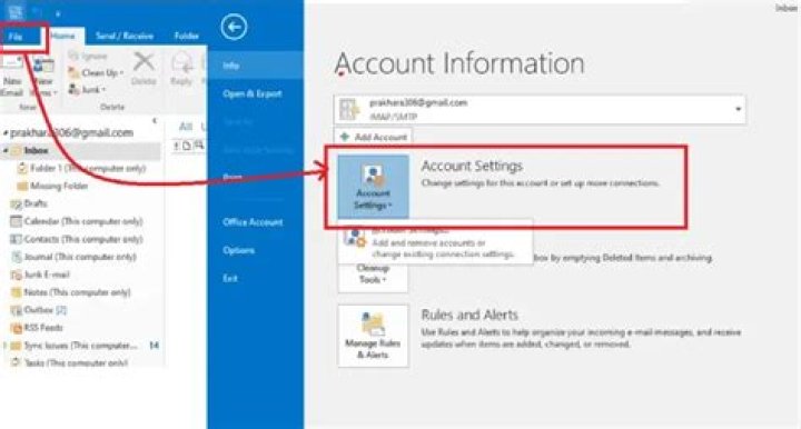 How do I remove a primary account from Outlook 365?