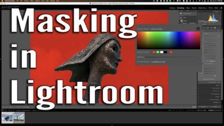 How do I show the mask overlay in Lightroom?