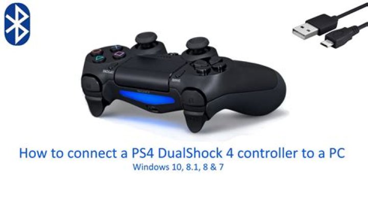 How do I use my ps4 controller on Windows 10 Wired?