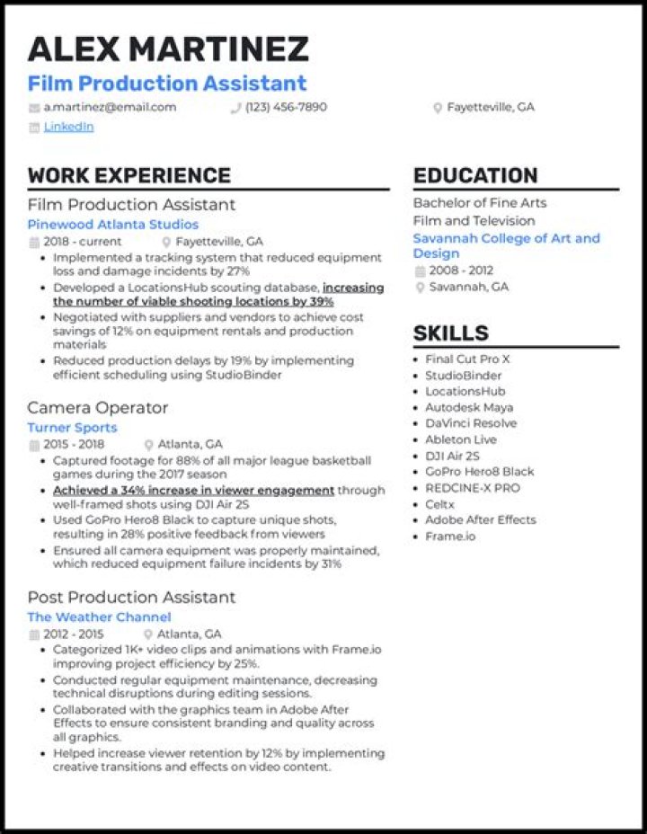 How do I write a production resume?
