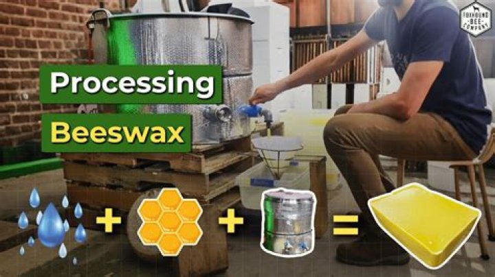 How do you apply beeswax to plastic foundation?