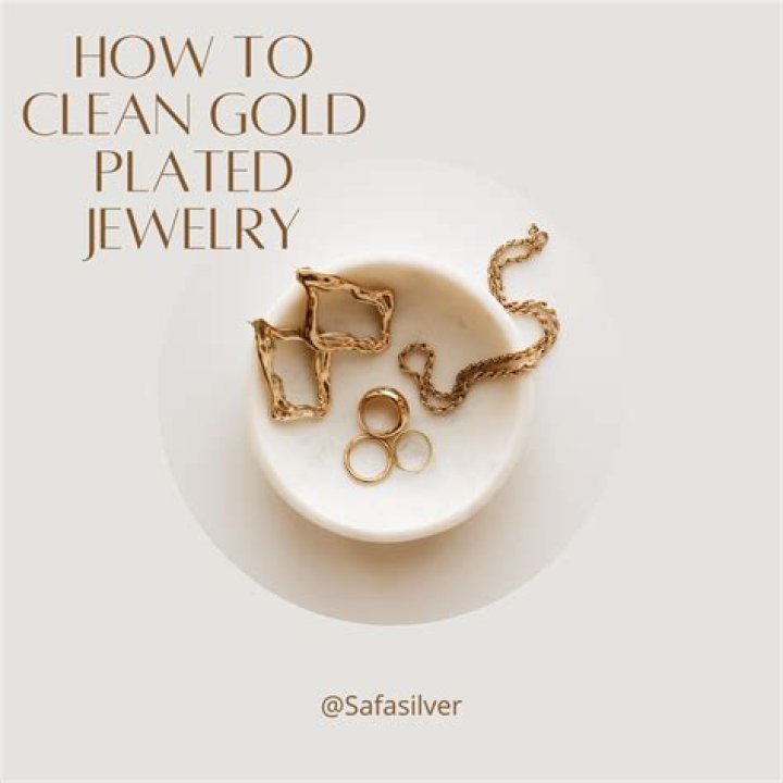 How do you clean gold plated silver jewelry?