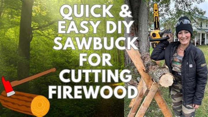How do you cut wood for a sawbuck?