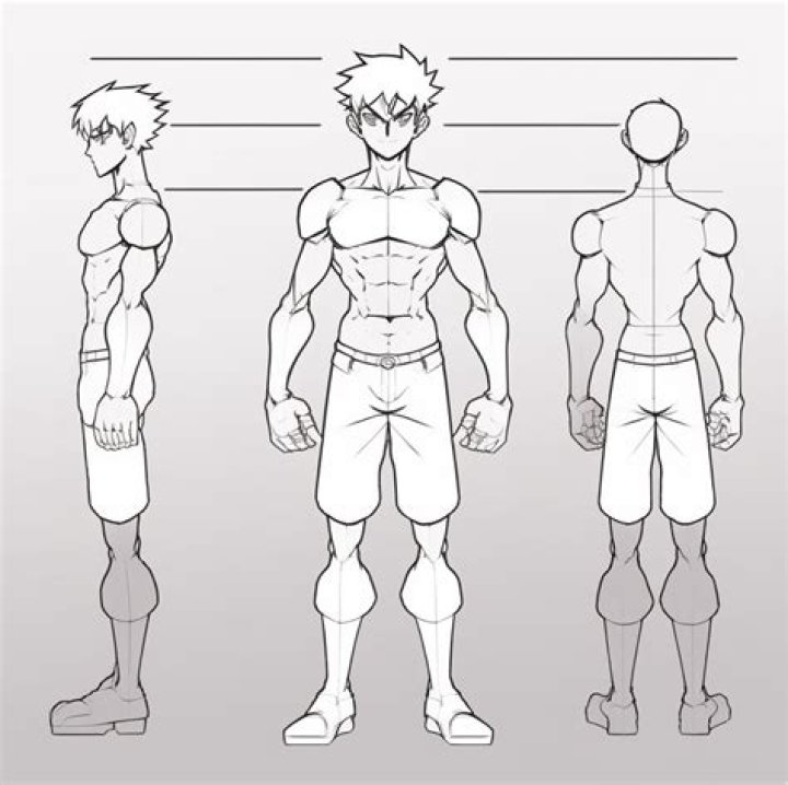 How do you draw a male body for fashion design?