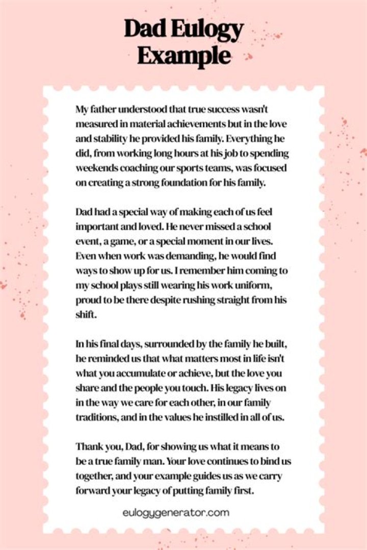 How do you end a eulogy for your brother?