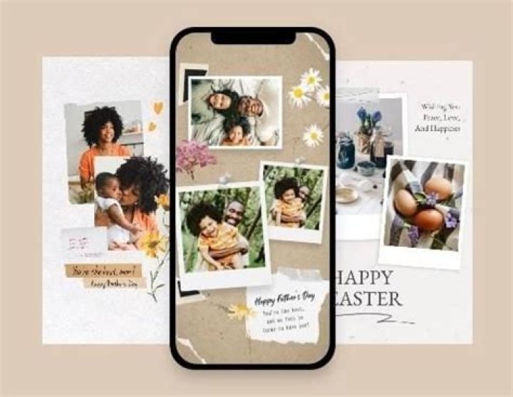 How do you make a collage with 4 pictures on iPhone?