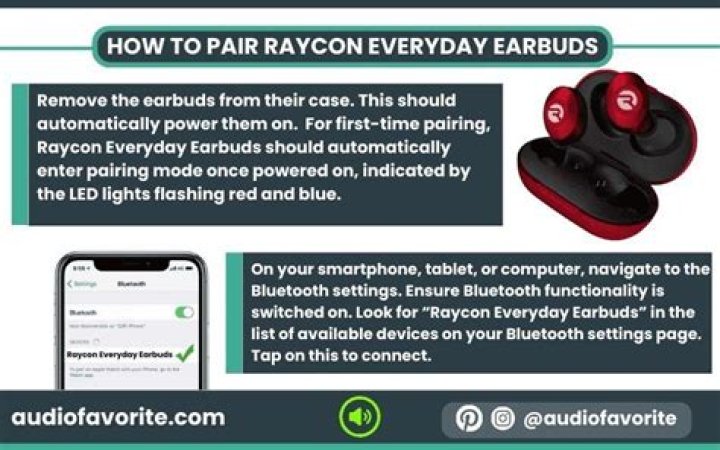 How do you pair a raycon?