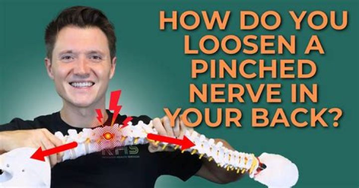 How do you relieve a pinched nerve in your upper back?