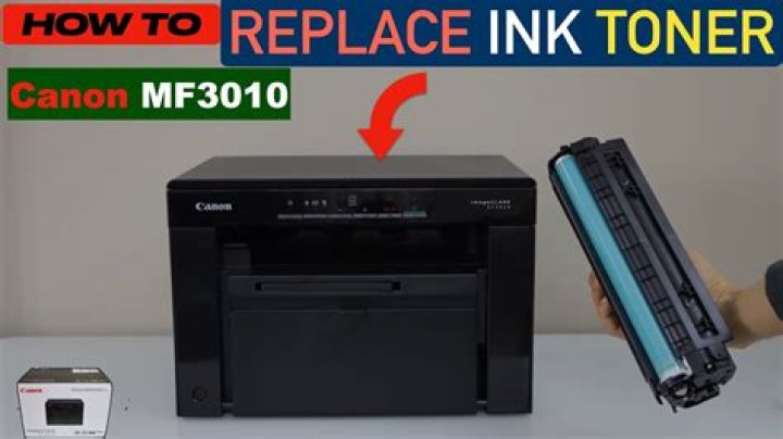 How do you remove ink cartridge from Canon mf3010?