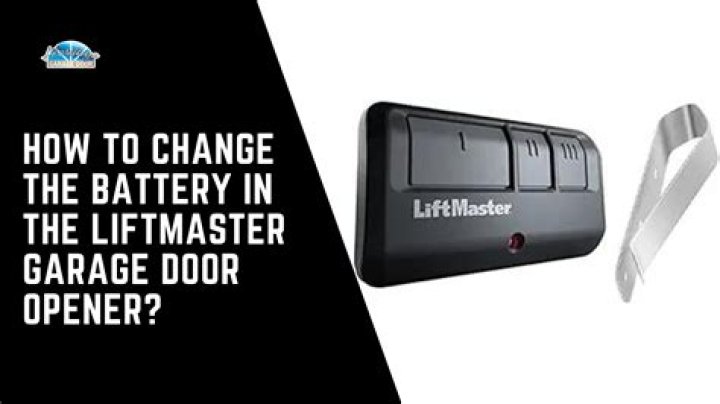 How do you take apart a LiftMaster garage door keypad?