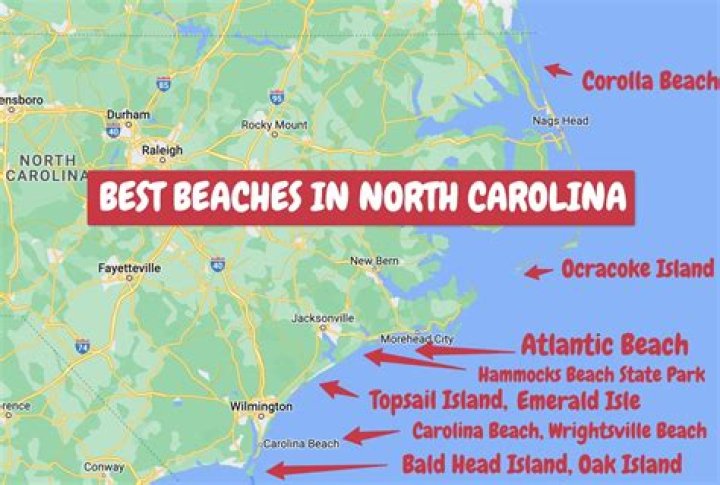How far is Carolina Beach from bald head?
