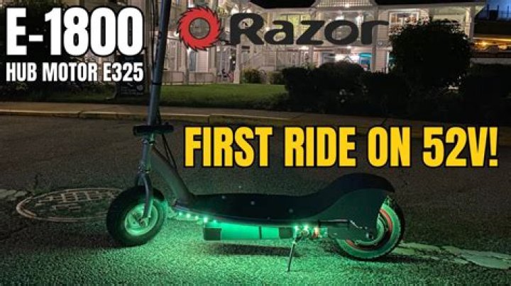 How fast does the Razor E325 go?