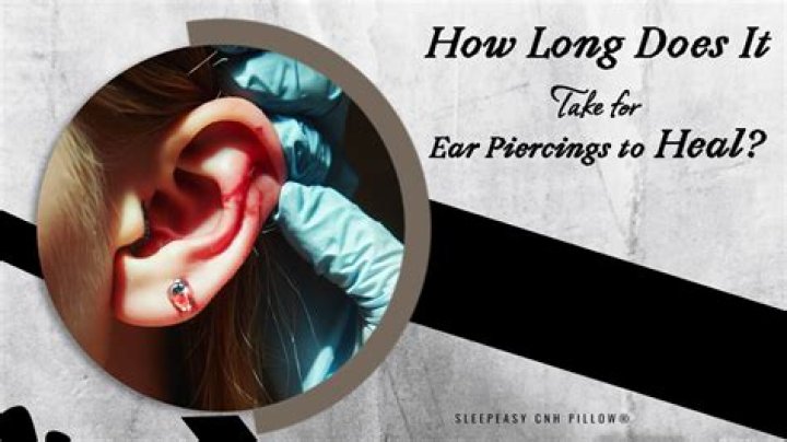 How long do piercings take to close up?