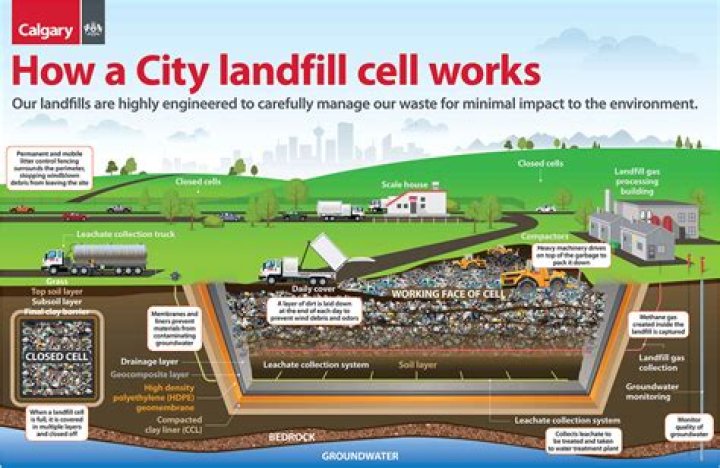 How many landfills are in Orange County?