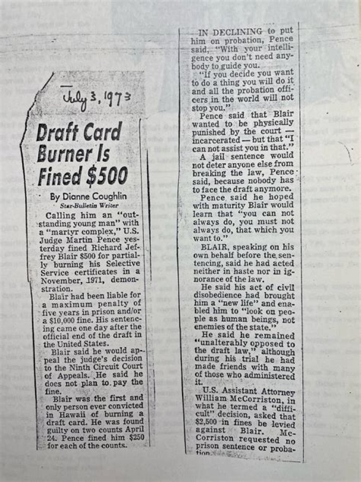 Is draft card burning illegal?