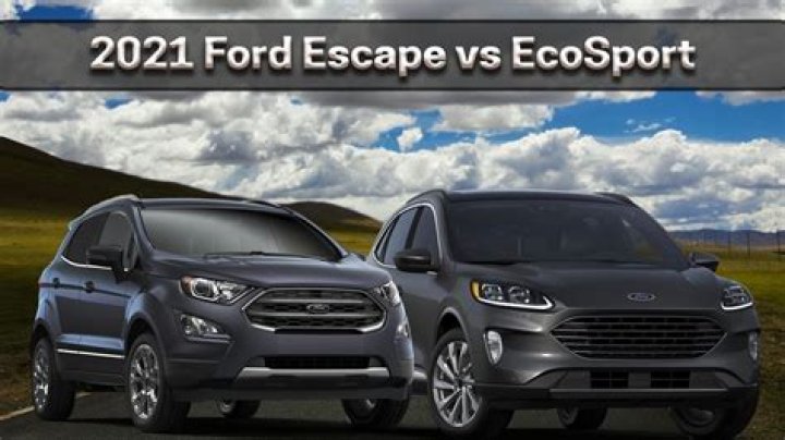 Is Ford EcoSport same as escape?