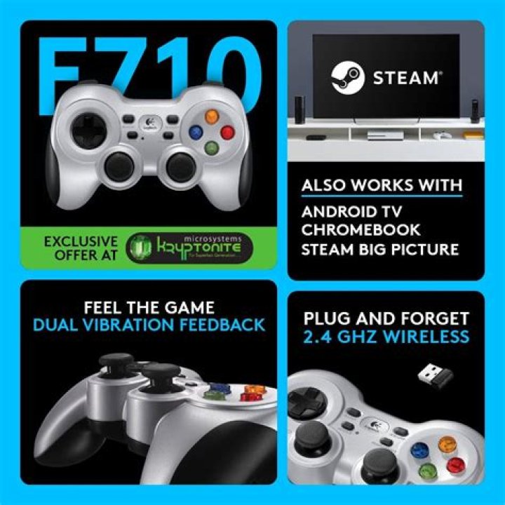 Is Logitech f710 compatible with TV?