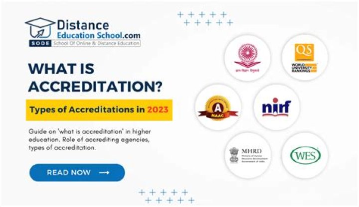 Is the Centre for distance education accredited?