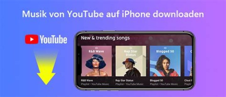 Kann man Lieder von YouTube auf das iPhone laden?