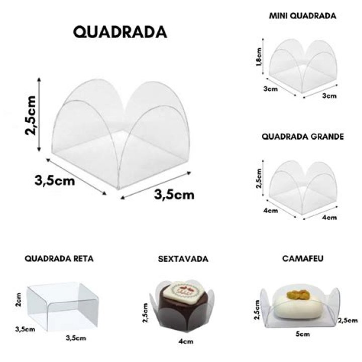 Qual o tamanho ideal para docinhos de festa?