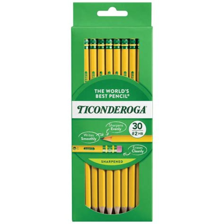 What's the difference between the black and yellow Ticonderoga pencils?