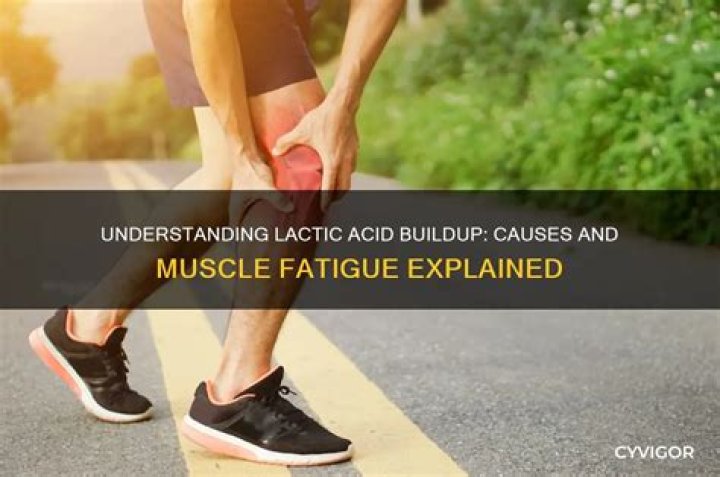 What activities can cause lactic acid build up?